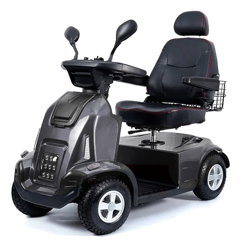 ComfortMax Heavy Duty Mobility Scooter – Silver colour variant – Rockport Mobility