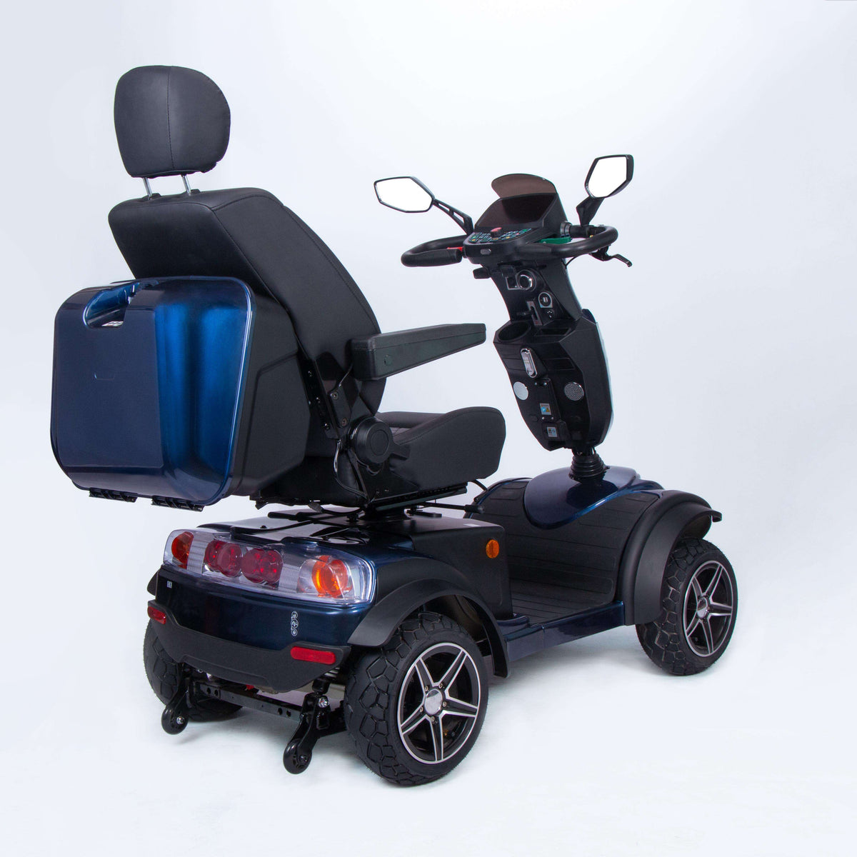 Freedom Elite Premium Mobility Scooter – tiller and controls detail – Rockport Mobility